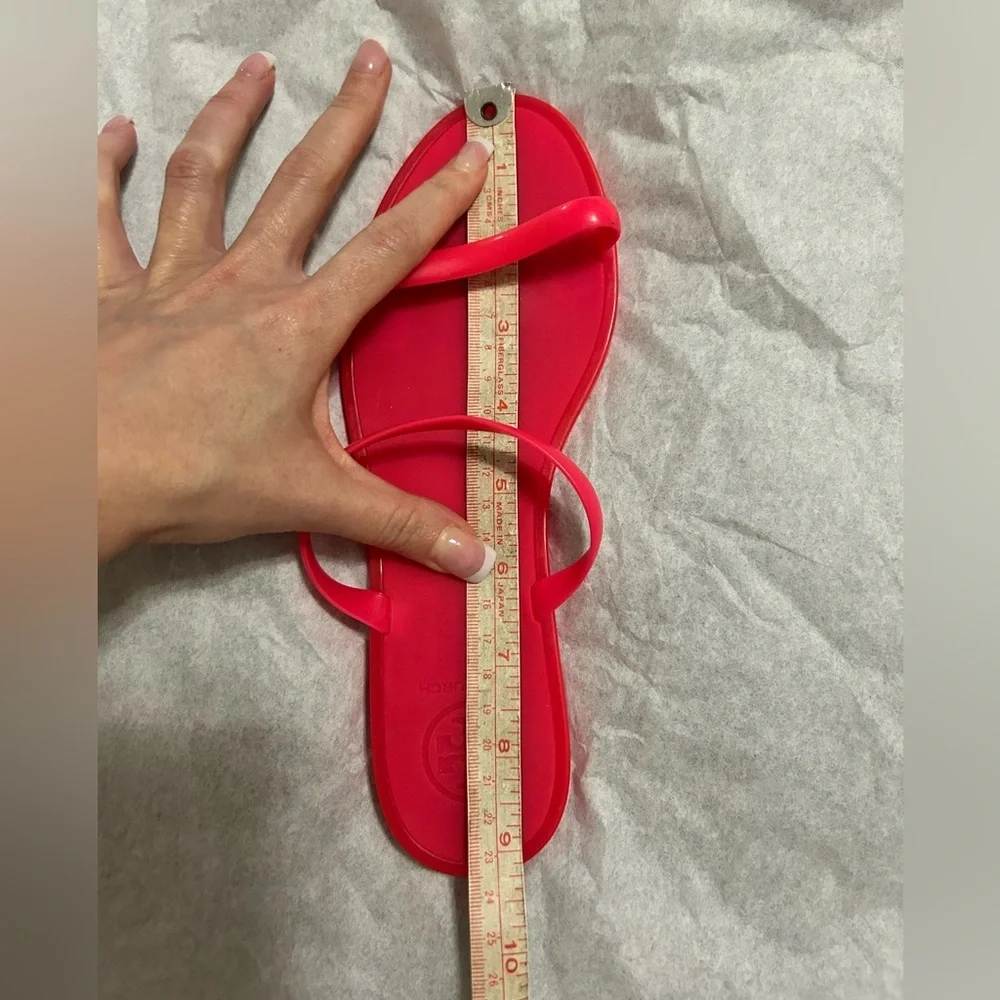 Tory Burch Women's PINK JELLY SANDALS - Picture 7 of 9